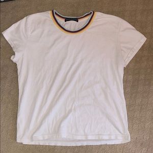 (RARE) Brandy Melville Rainbow Collar Shirt